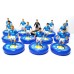 Subbuteo Andrew Table Soccer Dynamo Zagreb 2019-2020 Champions League kit on WSB Professional Bases